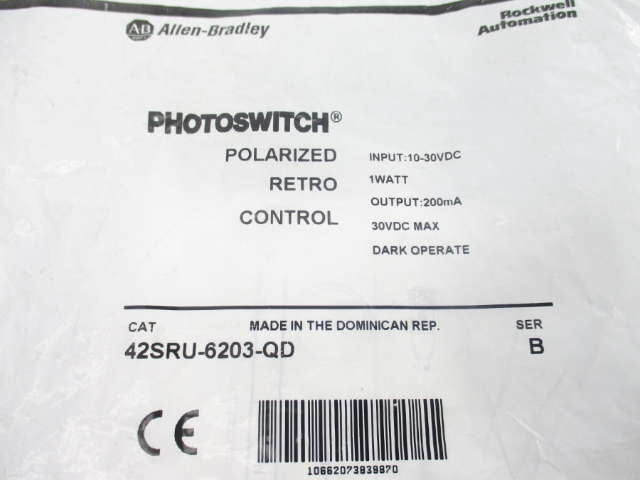 INDUSTRIAL SPARE PART 42SRU-6203-QD SER. B 10-30VDC NSMP