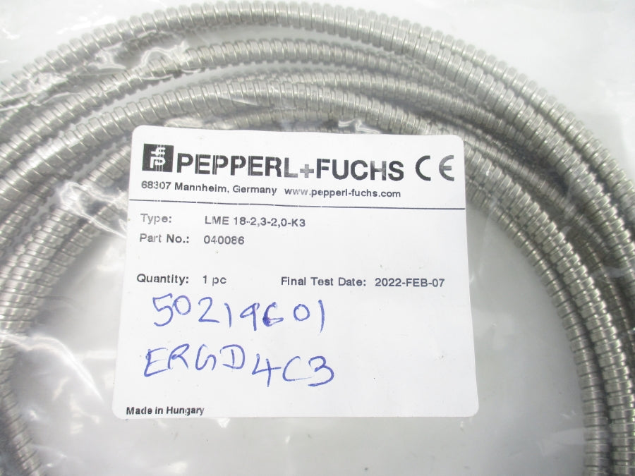 PEPPERL+FUCHS LME 18-2.0-K3 040086 12-30V NSMP