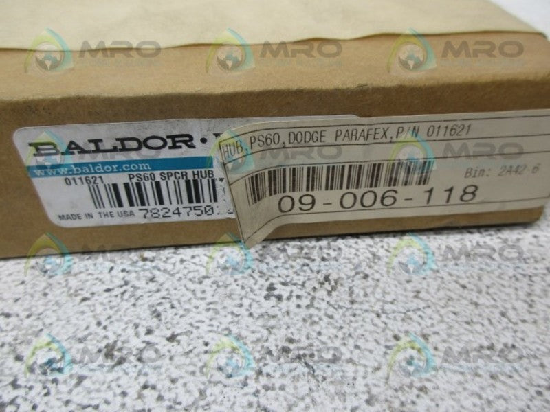 DODGE 011621 PS60 COUPLING SPACER HUB FACTOPRY SEALED