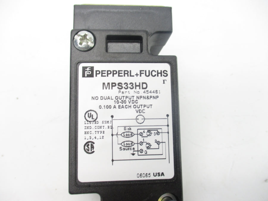 PEPPERL+FUCHS MPS33HD 454461 10-30VDC NSNP