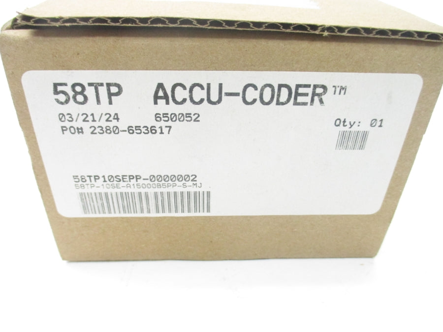 ACCU-CODER 58TP-10SE-A15000B5PP-S-MJ 5-30VDC NSMP