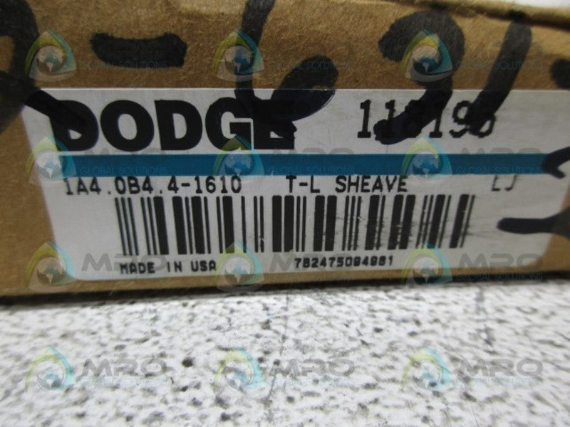 DODGE 118195 1A4.0B4.4-1610 TAPER LOCK SHEAVE NSFS