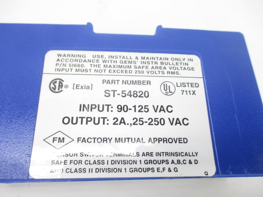 GEMS ST-54820 90-250VAC 2A UNMP