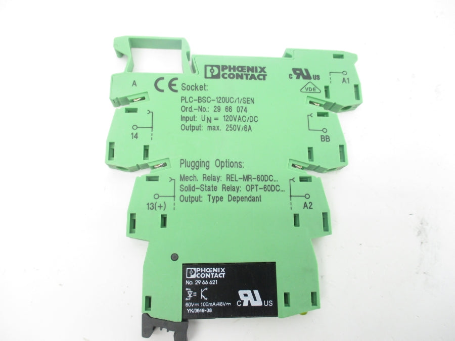 PHOENIX CONTACT PLC-BSC-120UC-/1/SEN 2966074 60V 6A NSNP