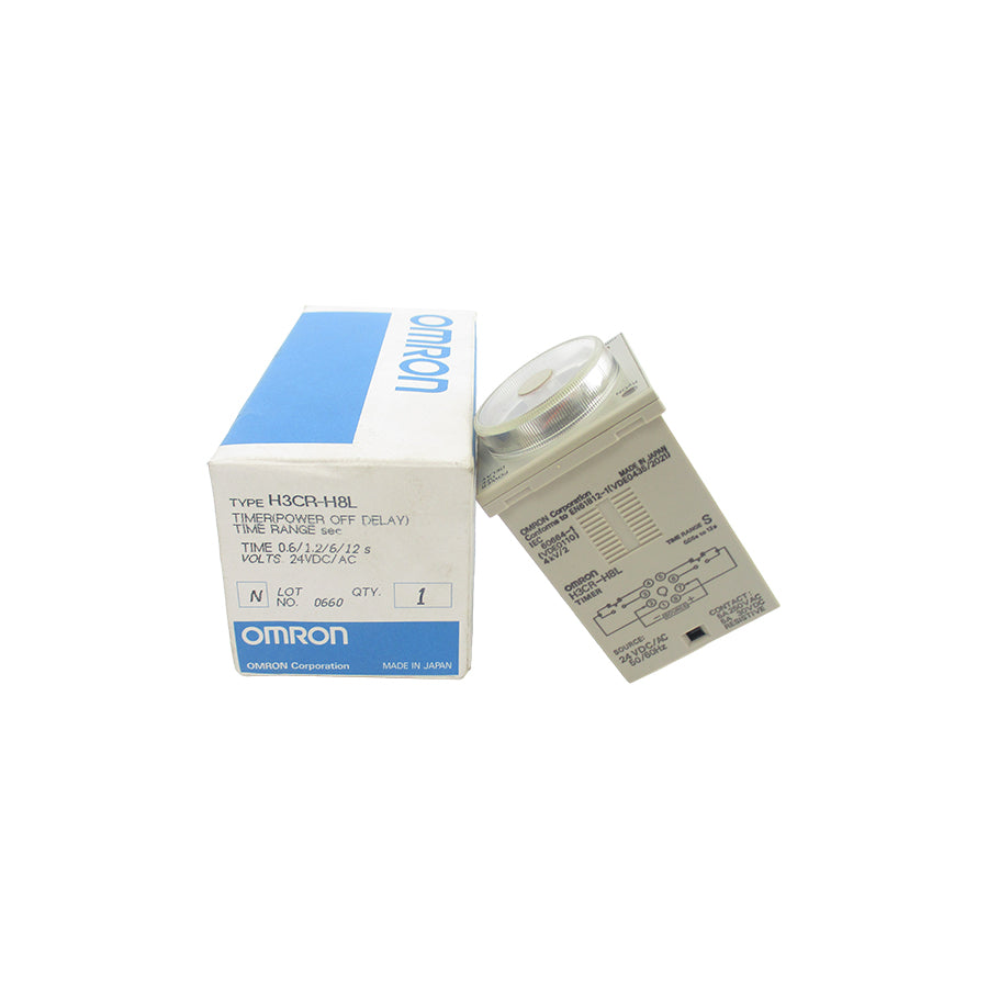 OMRON H3CR-H8LS 24VDC/AC 5A 0.6/1.2/6.12S NSMP