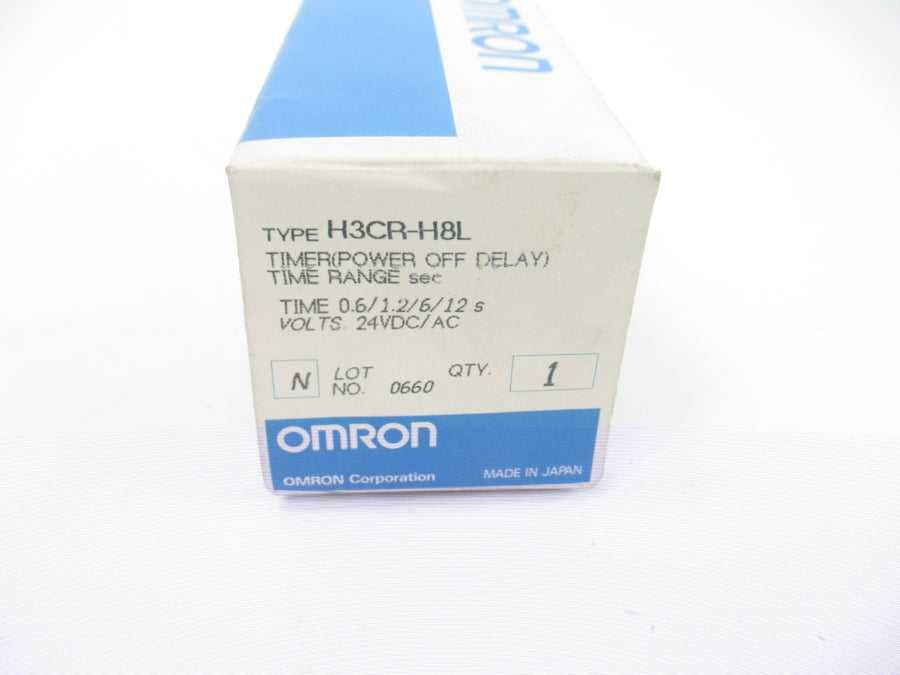 OMRON H3CR-H8LS 24VDC/AC 5A 0.6/1.2/6.12S NSMP