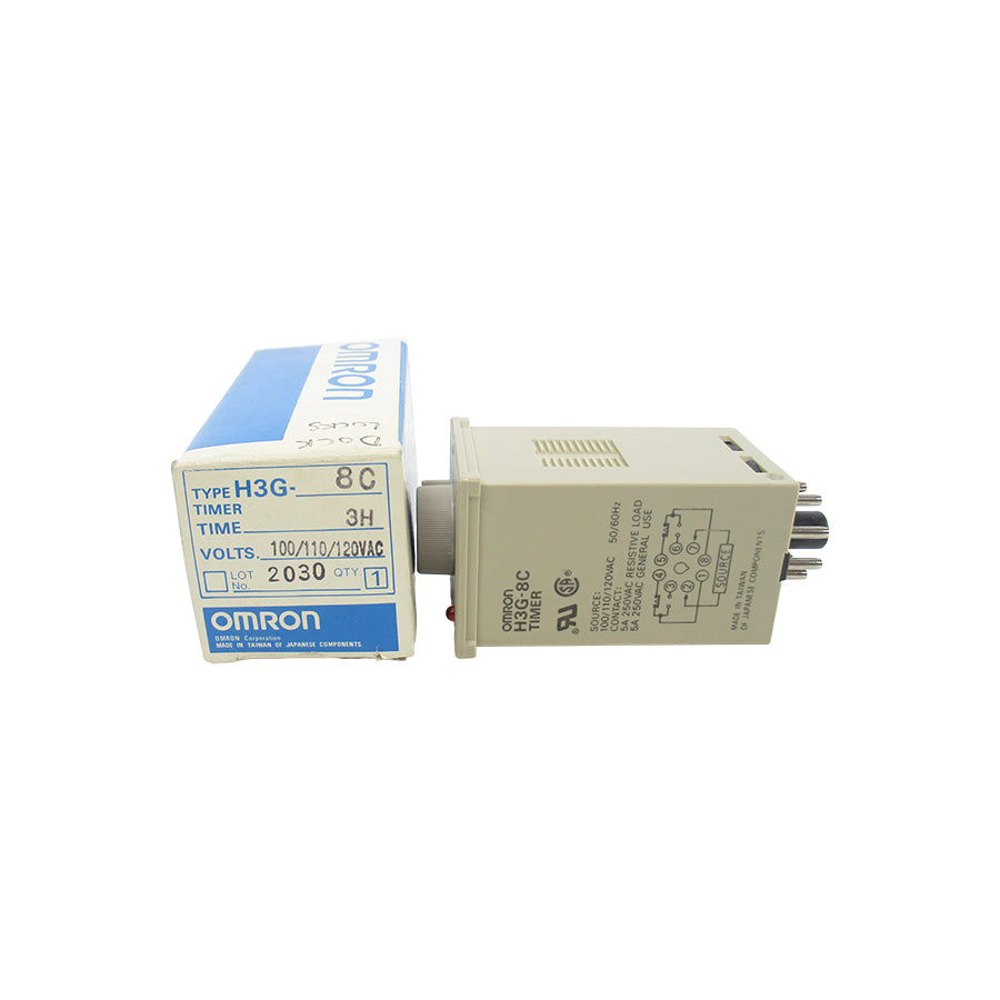 OMRON H3G-8C 100/110/120VAC 5A 3H NSMP