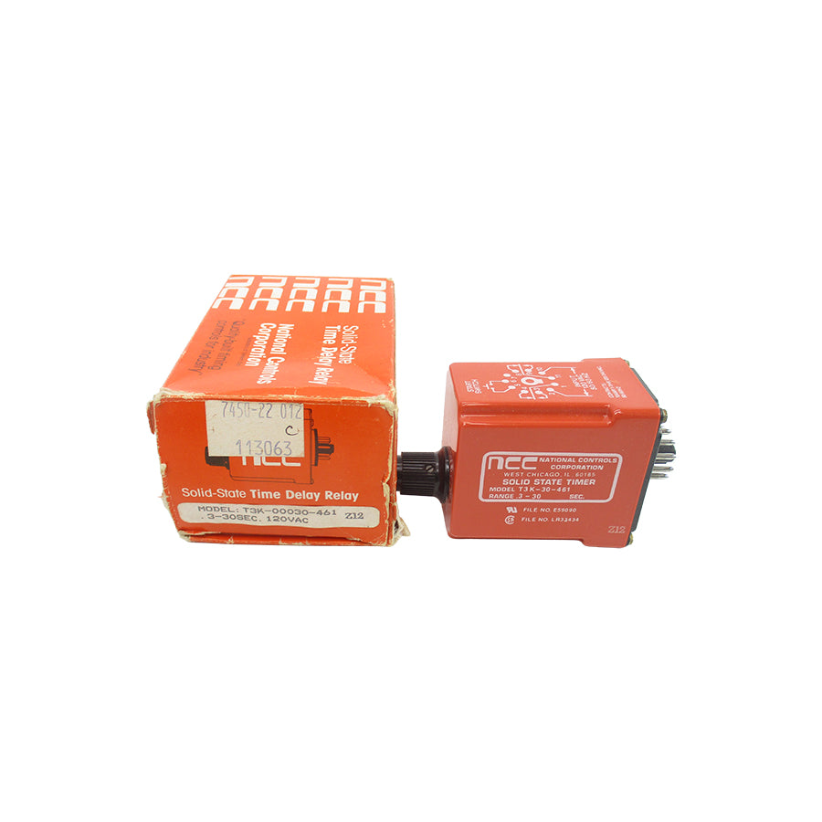 NCC T3K-00030-461 120VAC 10A .3-30S NSMP