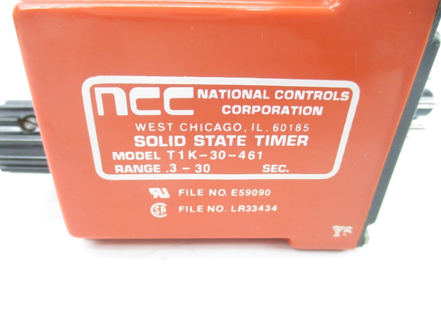 NCC T1K-30-461 120VAC 10A .3-30S NSNP