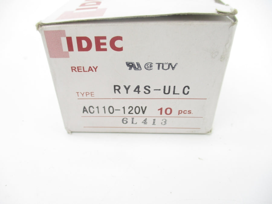 IDEC RY4S-ULC 110-120VAC 5A (PKG OF 10) NSMP