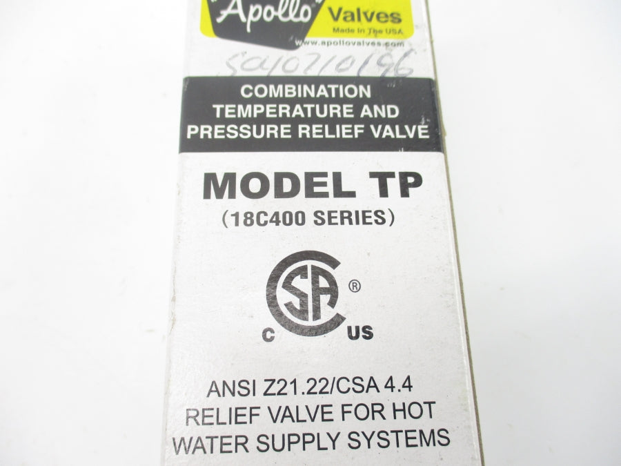 APOLLO VALVES TP334 18C400 150PSI NSMP