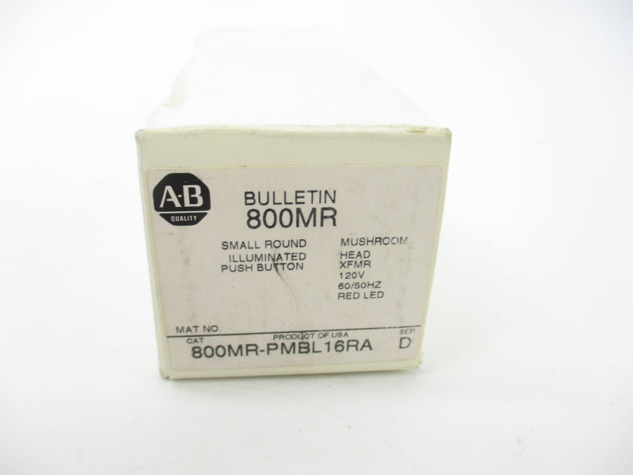 INDUSTRIAL SPARE PART 800MR-PMBL16RA SER. D 110-120V (WH) NSMP