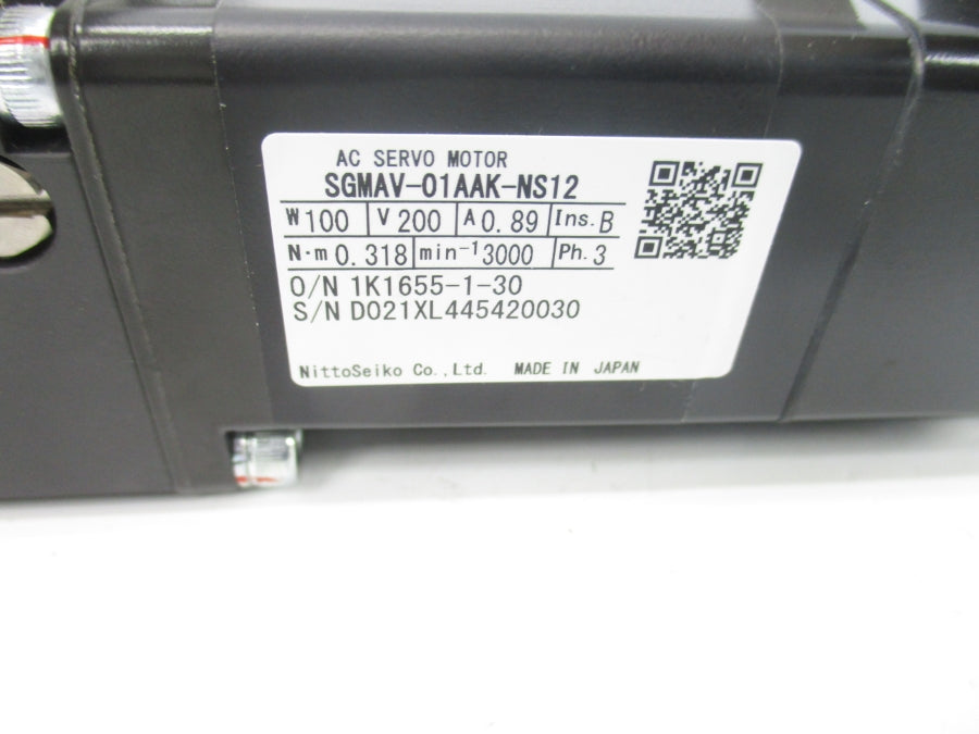 NITTO SEIKO SGMAV-01AAK-NS12 200V 0.89A NSNP