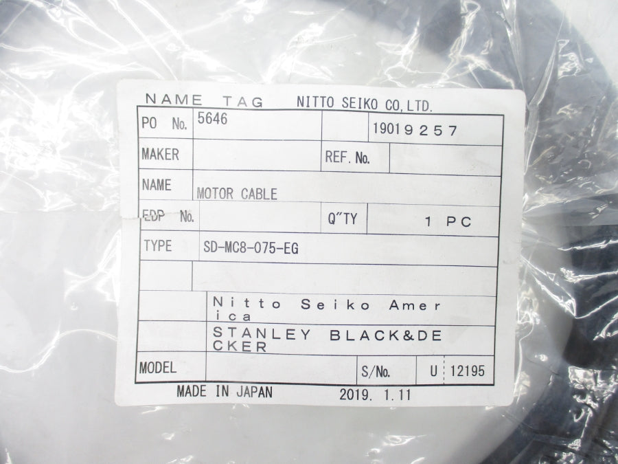 NITTO SEIKO 5646 SD-MC8-075-EG NSMP