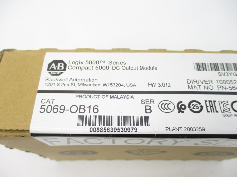 INDUSTRIAL SPARE PART 5069-OB16 SER. B F/W 3.012 NSFS