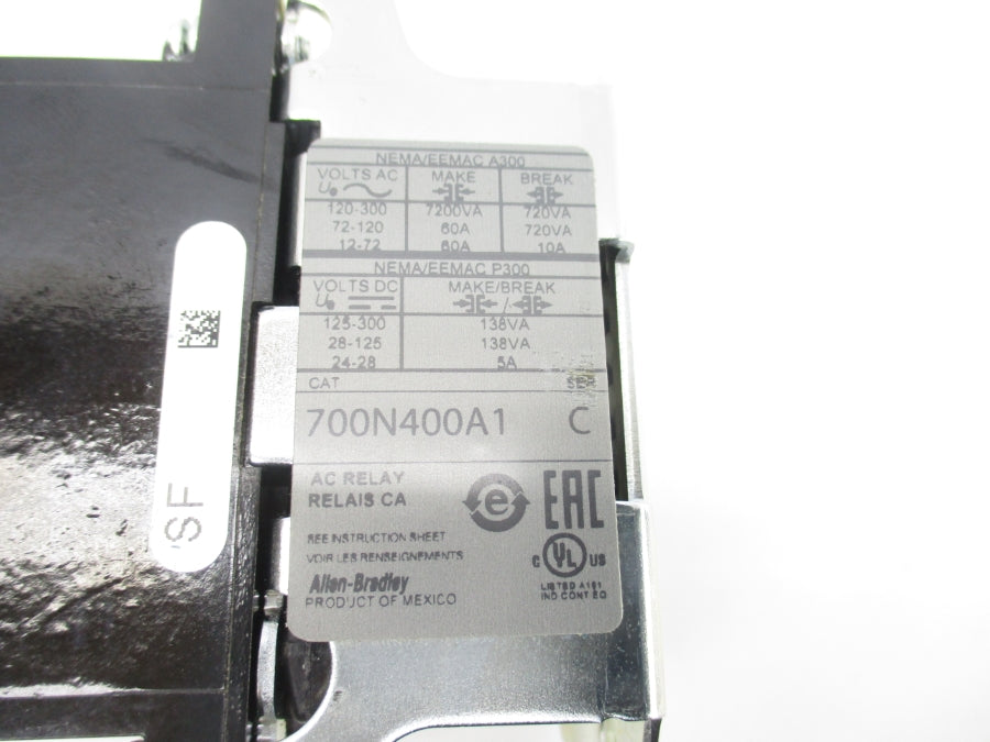 INDUSTRIAL SPARE PART 700N400A1 SER. C 110/120V 60A NSNP