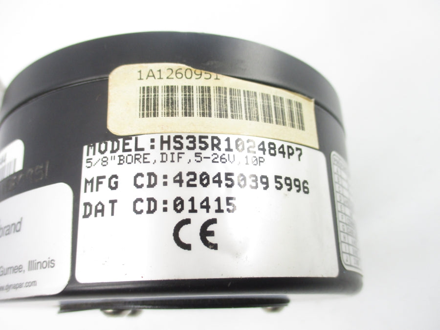 DYNAPAR HS35R102484P7 5-26V 5/8" UNMP