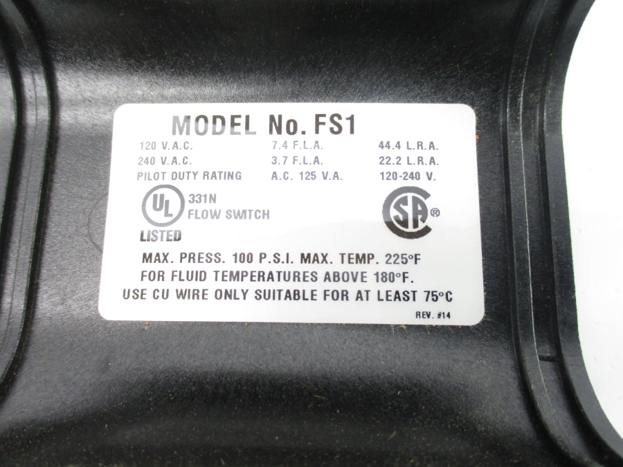 MCDONNELL & MILLER FS1 120/240VAC 7.4/3.7A 100PSI UNMP