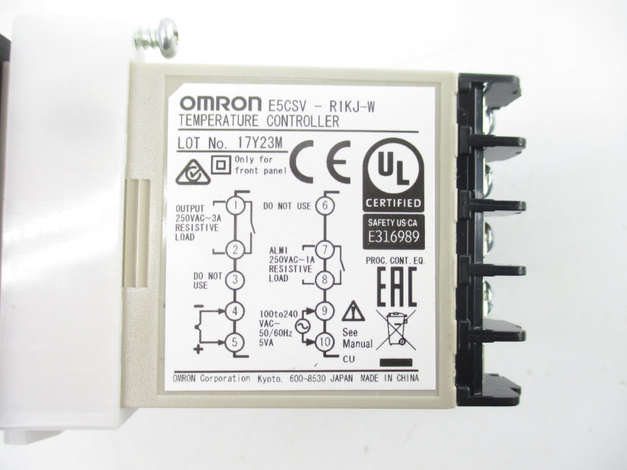 OMRON E5CSV-R1KJ-W 250VAC 1A UNMP