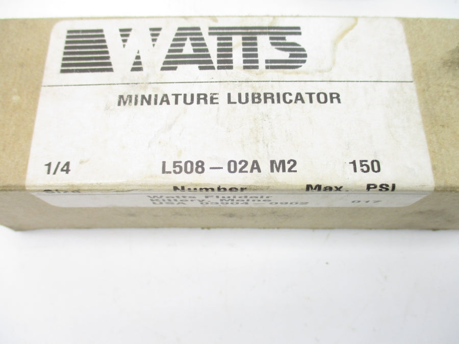 WATTS L508-02AM2 150PSI 1/4" NSMP