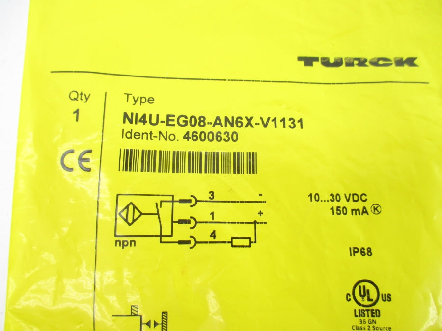 TURCK NI4U-EG08-AN6X-V1131 4600630 10-30VDC NSMP