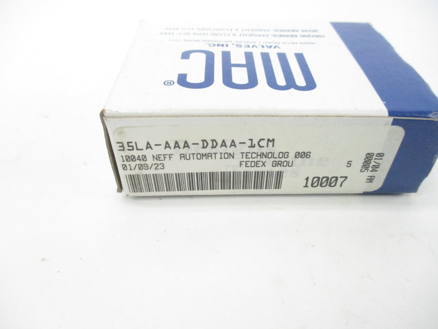 MAC 35LA-AAA-DDAA-1CM 24VDC 120PSI NSMP