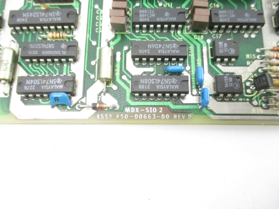 MICRO SYSTEMS MDX-SIO-2 450-00663-00 REV. B UNMP