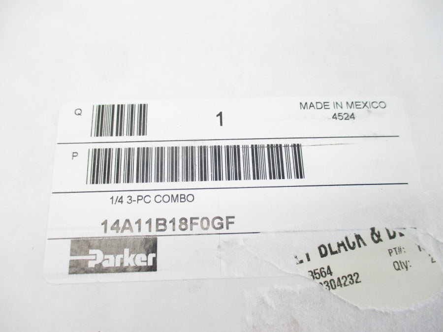 PARKER 14A11B18F0GF 150PSI NSMP