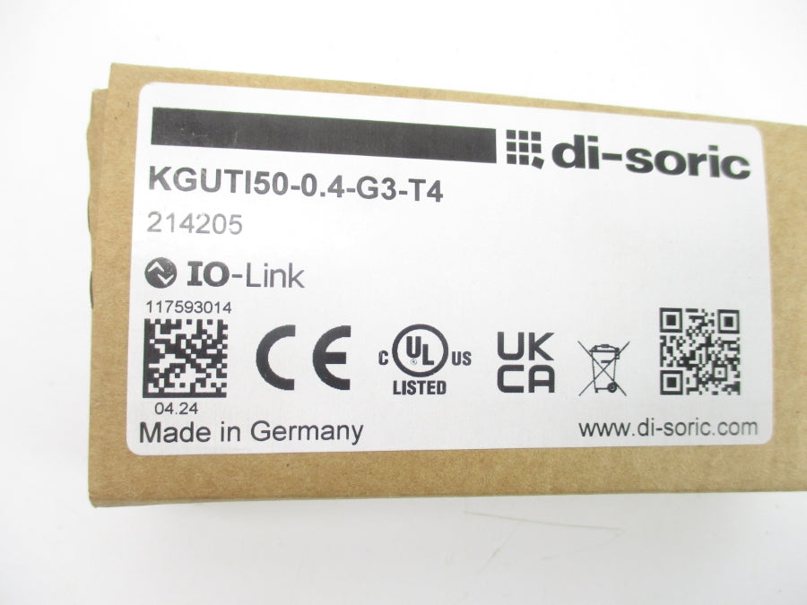 DI-SORIC KGUT150-0.4-G3-T4 214205 18-30VDC NSNP