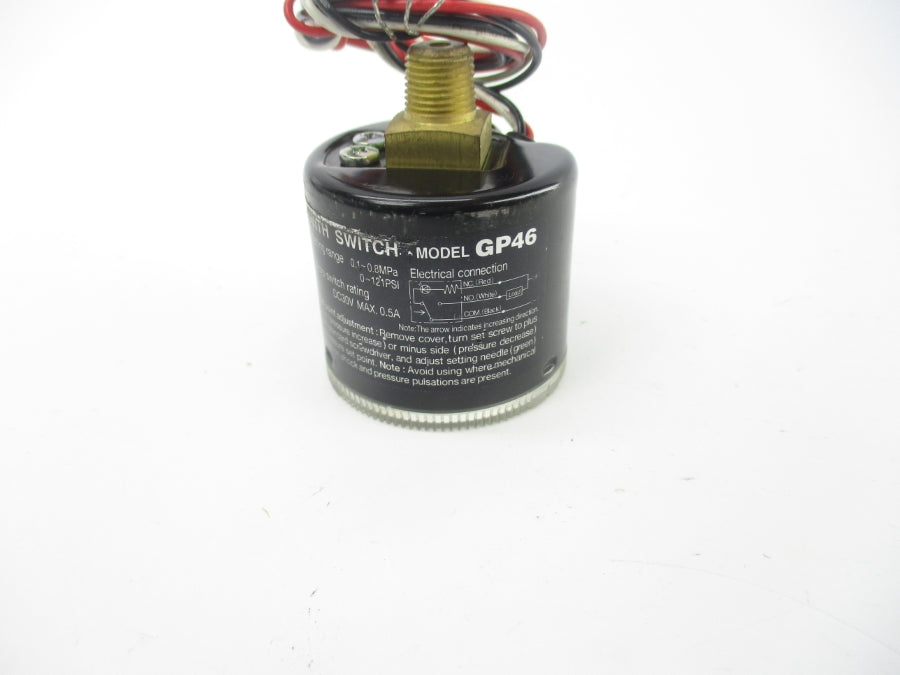 SMC GP46 30VDC 0.5A 0-140PSI UNMP