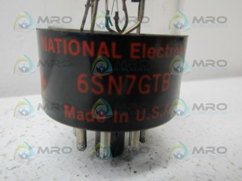 NATIONAL ELECTRONICS 6SN7GTB VACUUM TUBE NSMP