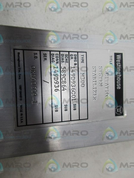 WESTINGHOUSE M300 VOLTAGE ADJUSTER UNMP