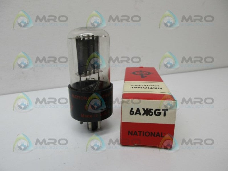 NATIONAL ELECTRONICS 6AX5GT TUBE NSMP
