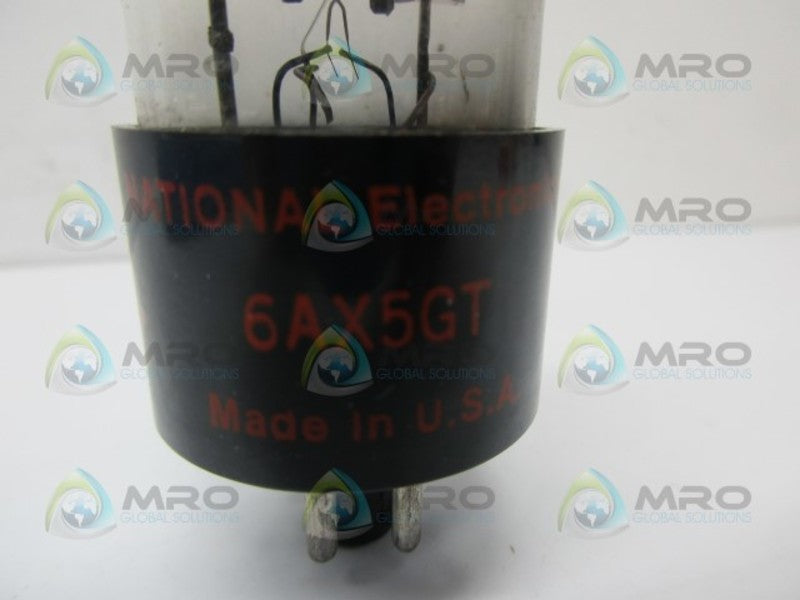 NATIONAL ELECTRONICS 6AX5GT TUBE NSMP