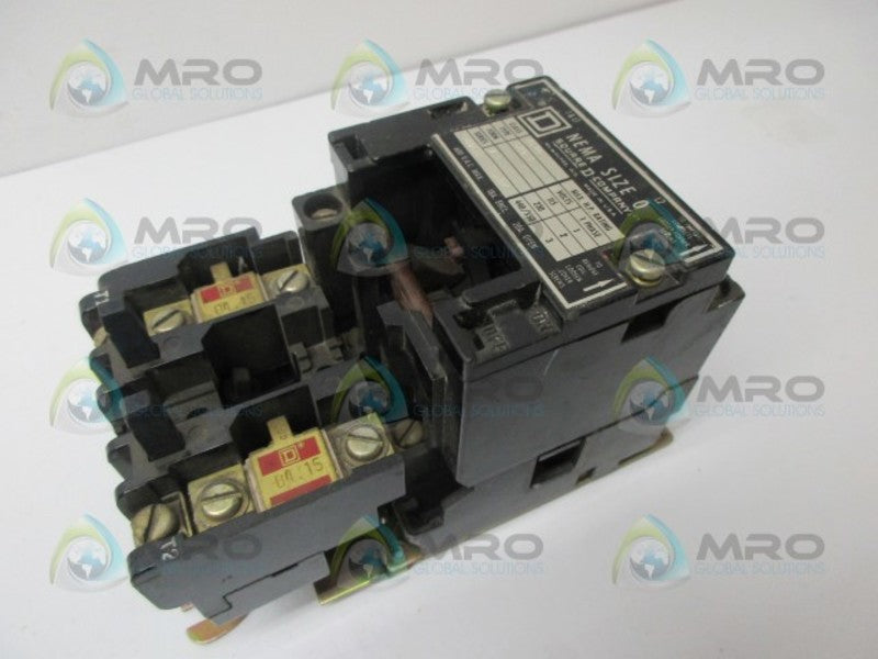 SQUARE D 8536-SBG1 STARTER UNMP