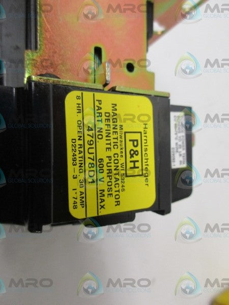 P & H PARTS 479U78D1 CONTACTOR NSMP