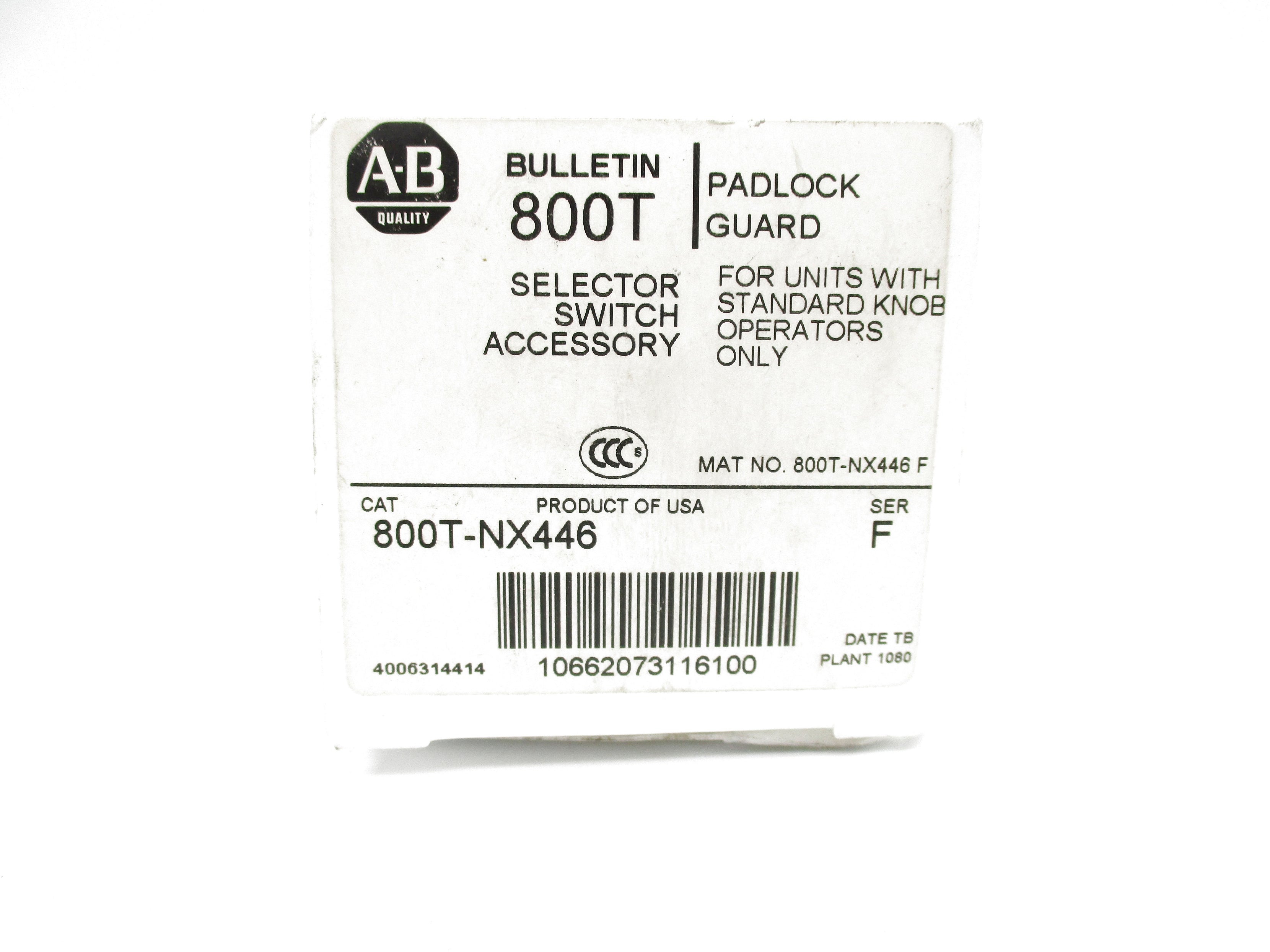 INDUSTRIAL SPARE PART 800T-NX446 SER. F (WH) NSMP