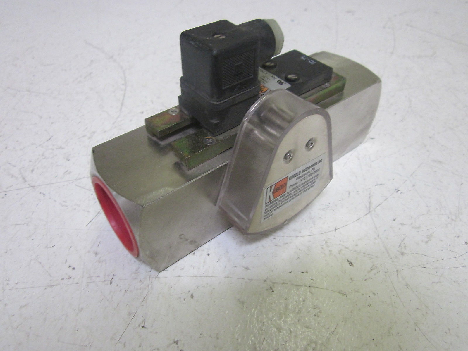 KOBOLT 41R57 FLOW SWITCH CONNECTOR 250VAC *USED*