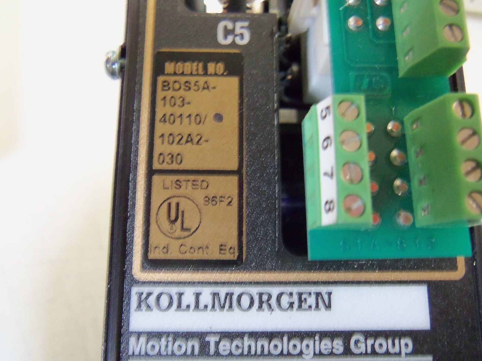 KOLLMORGEN BDS5A-103-40110/102A2 UNMP