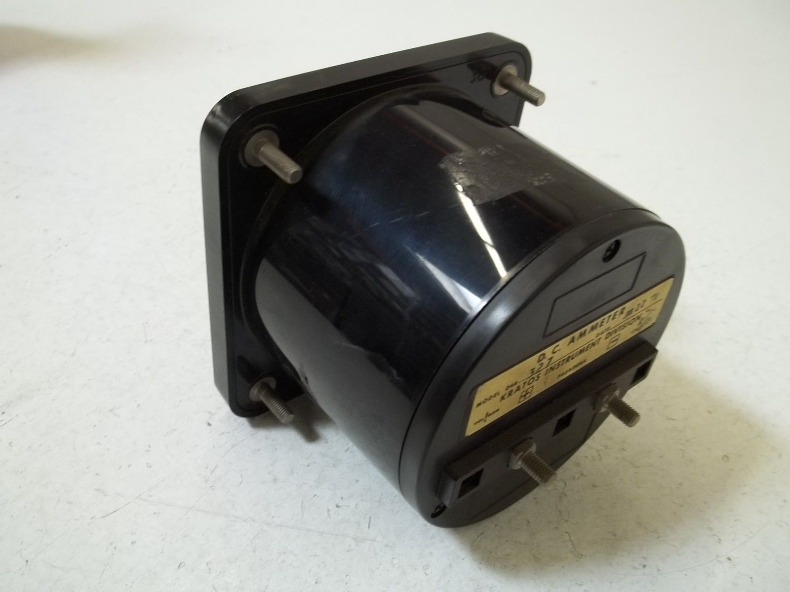 KRATOS INSTRUMENT DIVISION MODEL 327 PANEL METER 25-0-25 UNMP