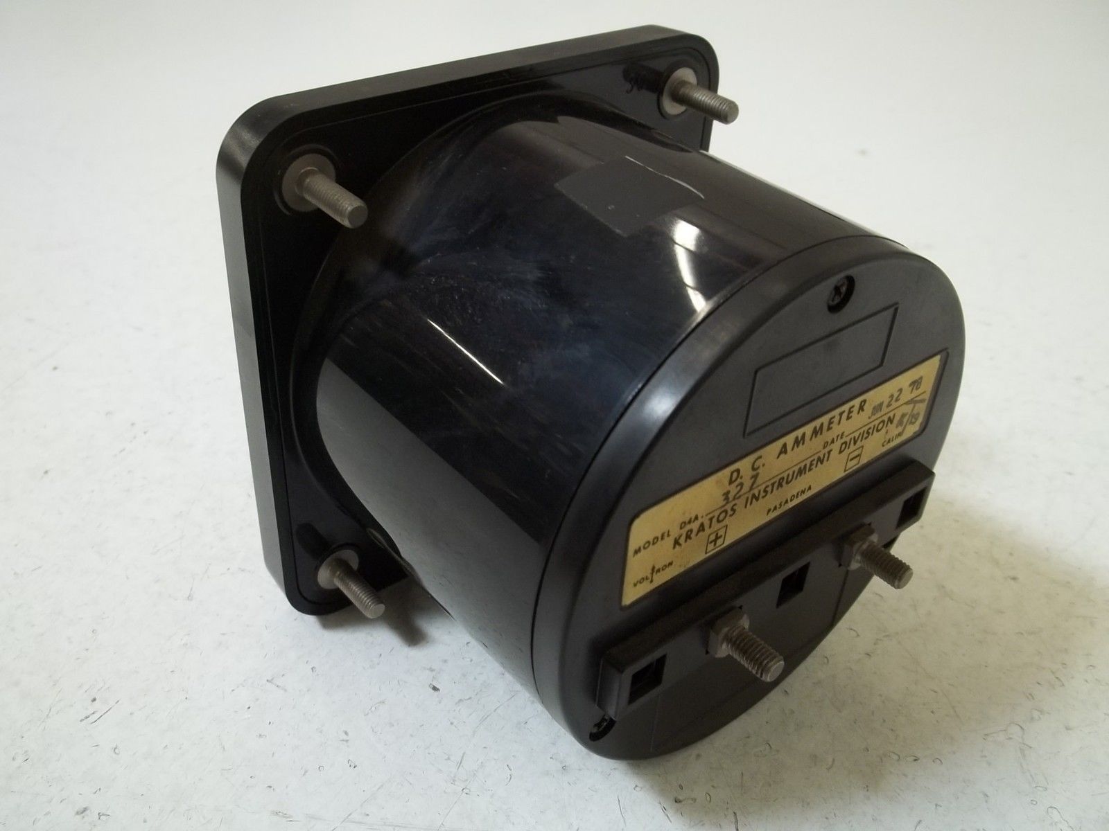 KRATOS MODEL 327 PANEL METER 25-0-25 UNMP