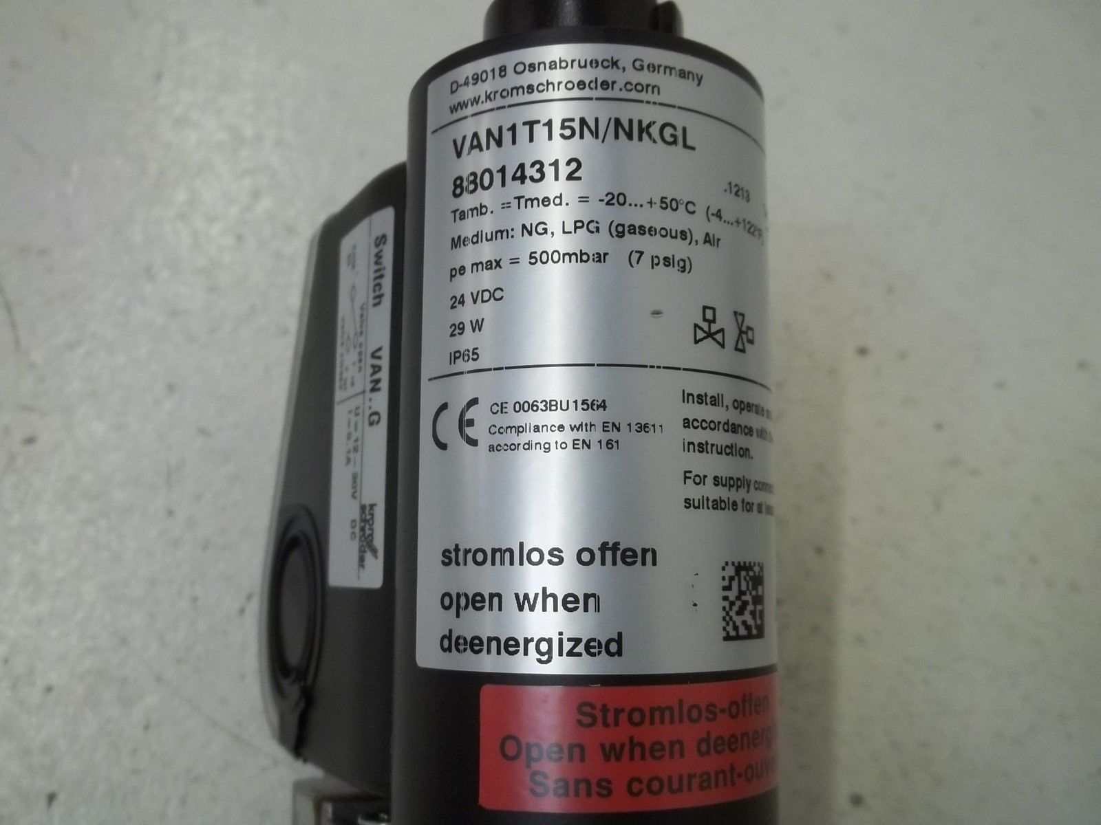 KROM SCHRODER VAN1T15N/NKGL UNMP