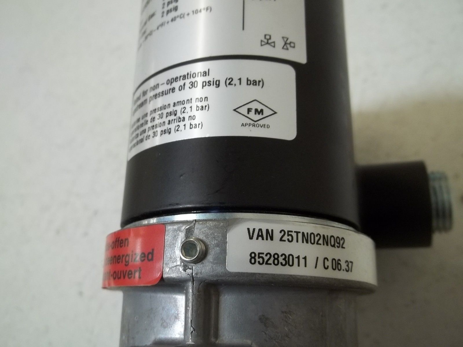 KROM SCHRODER VAN25TN02NQ92 GAS CYCLING VALVE NSNP