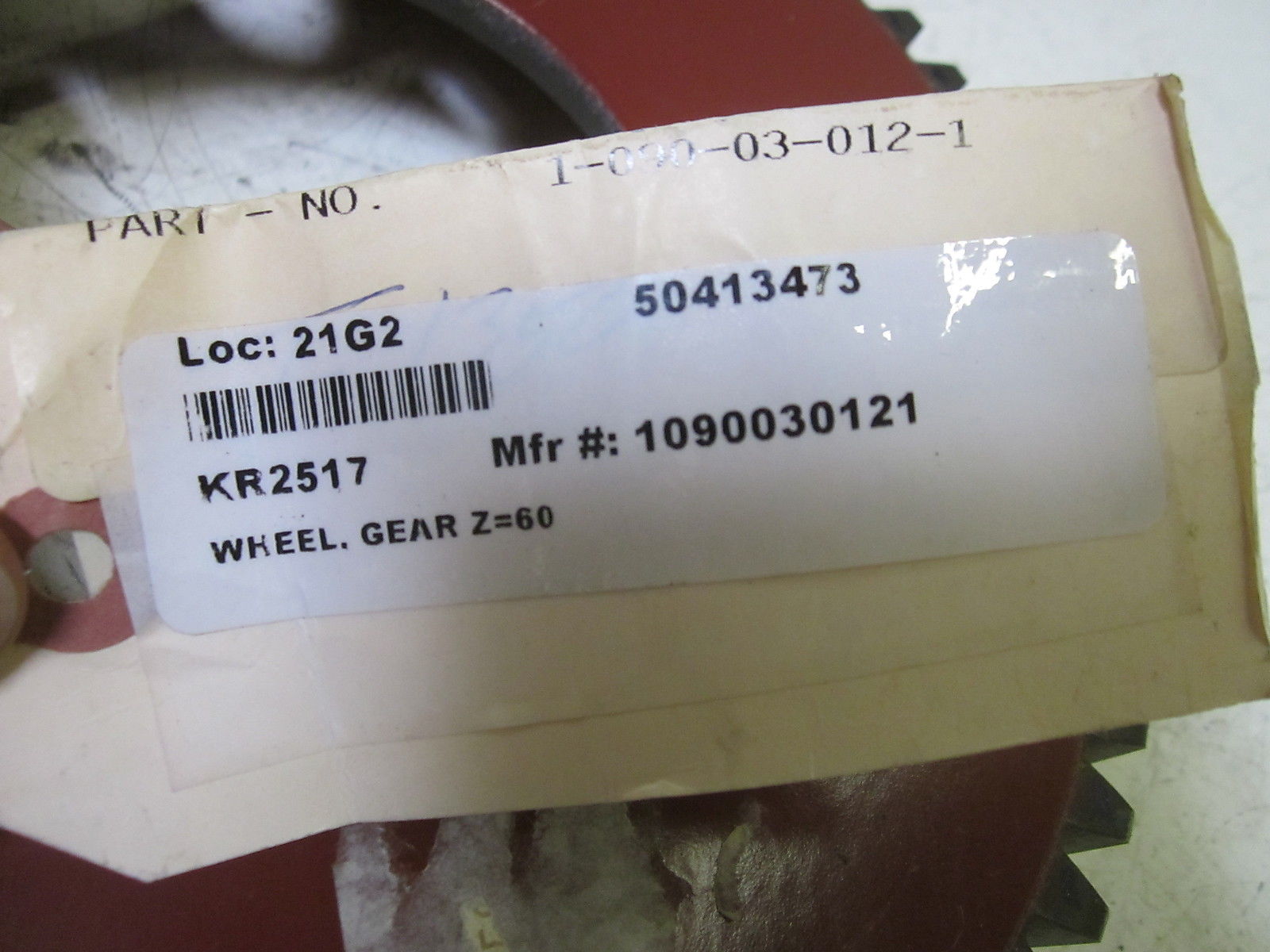 KRONES 1-090-03-012-1  WHEEL GEAR NSNP