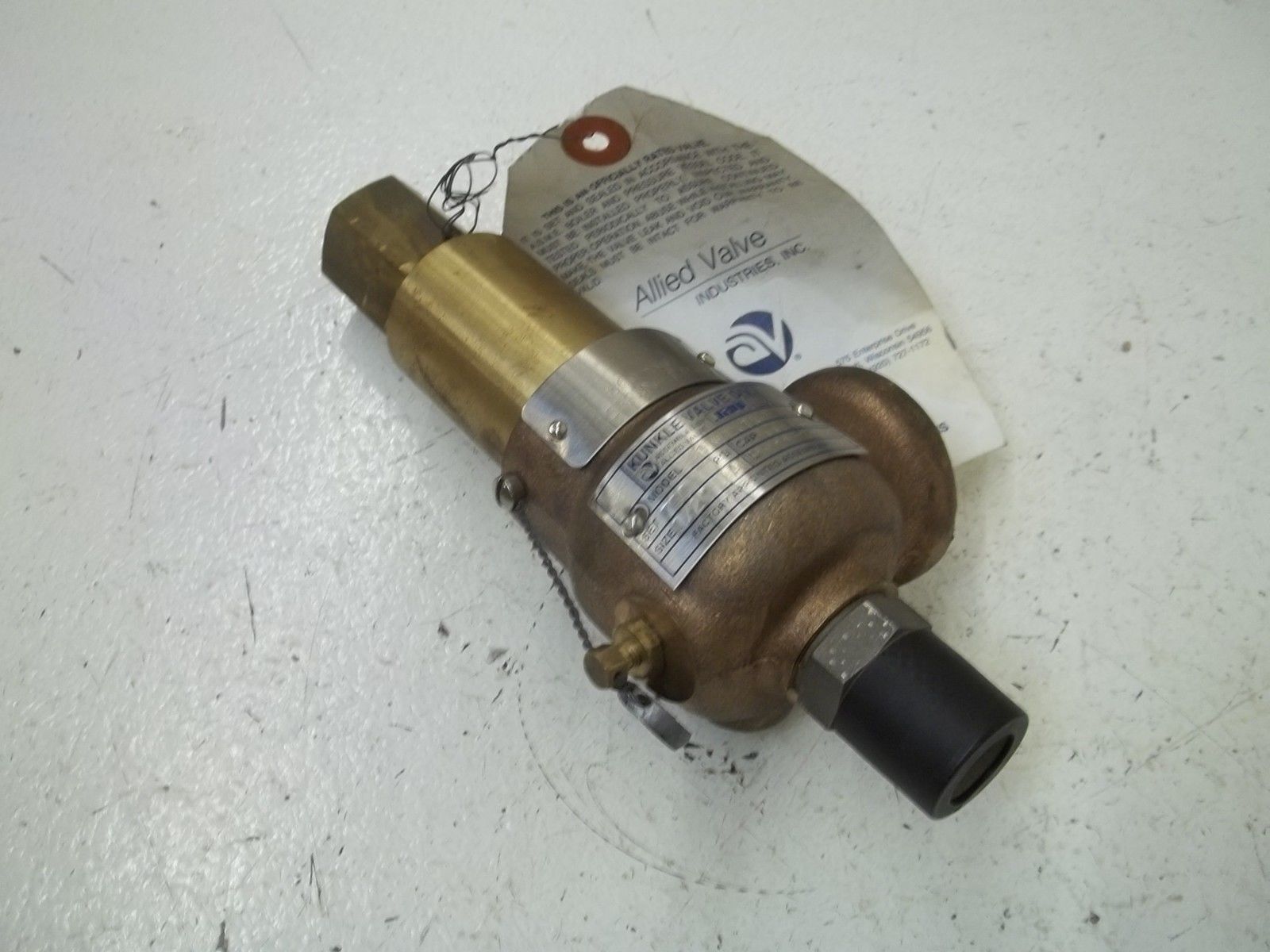 KUNKLE VALVE 913BDCM01 RELIEF VALVE NSMP