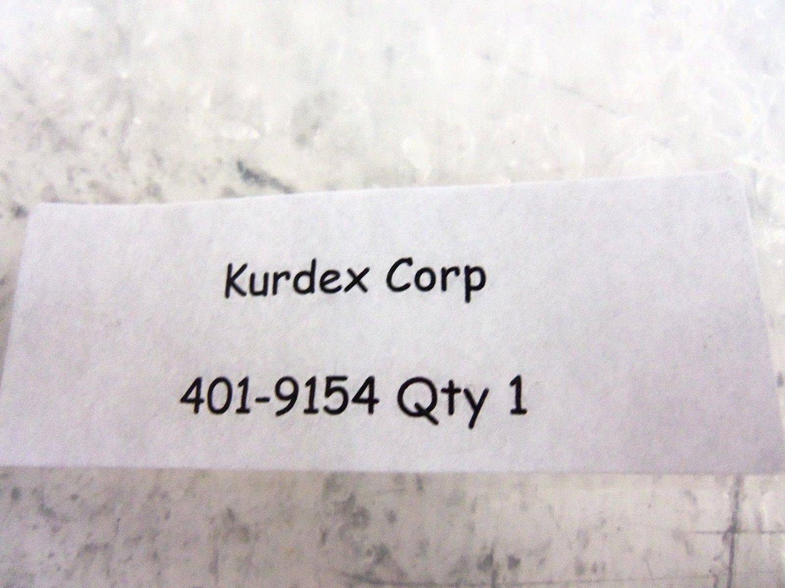 KURDEX CORP 401-9154 NSMP