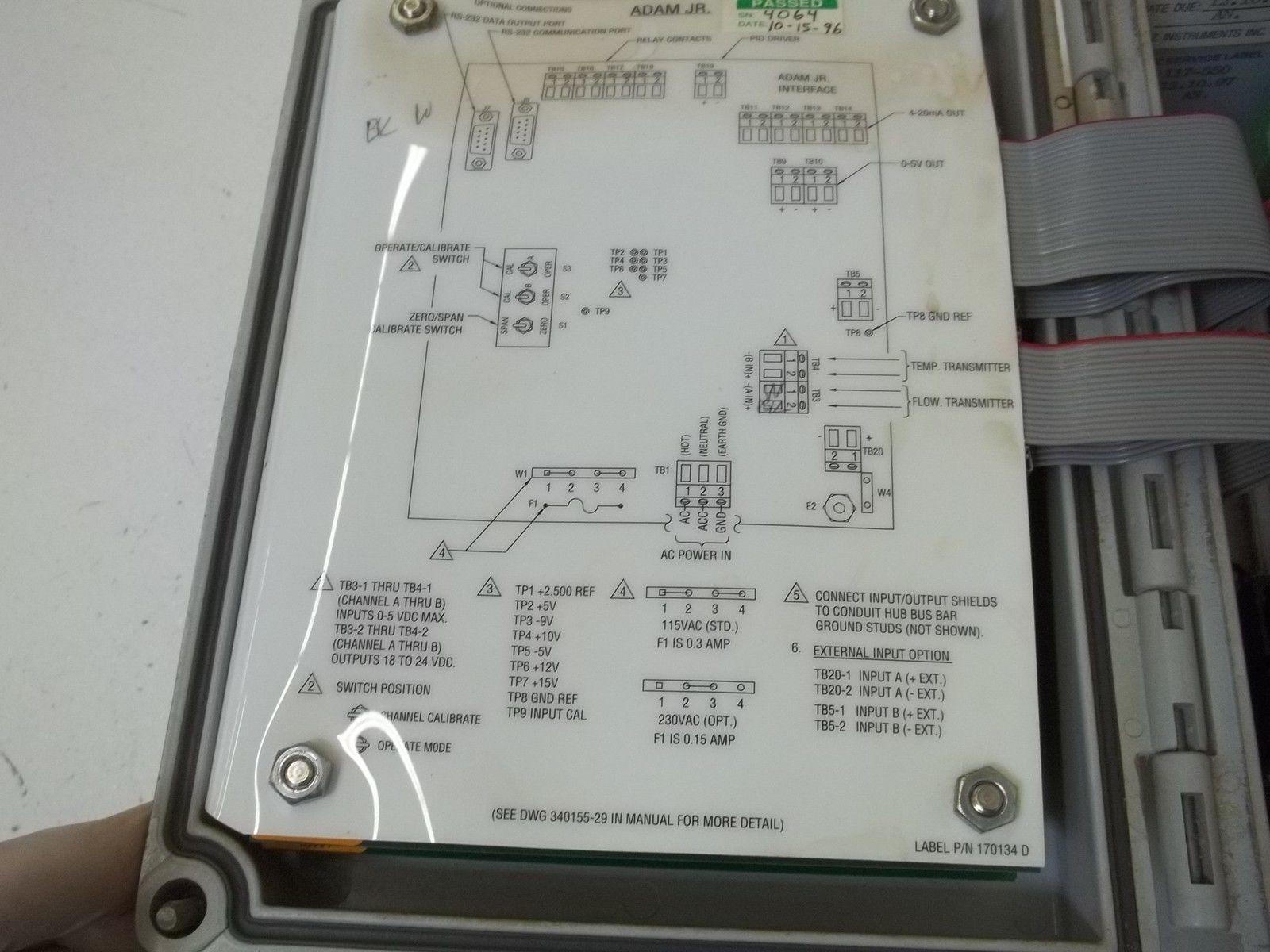 KURZ 750101-04-01-05-04-01-88-88-01-01-00-01 MASS FLOW COMPUTER UNMP