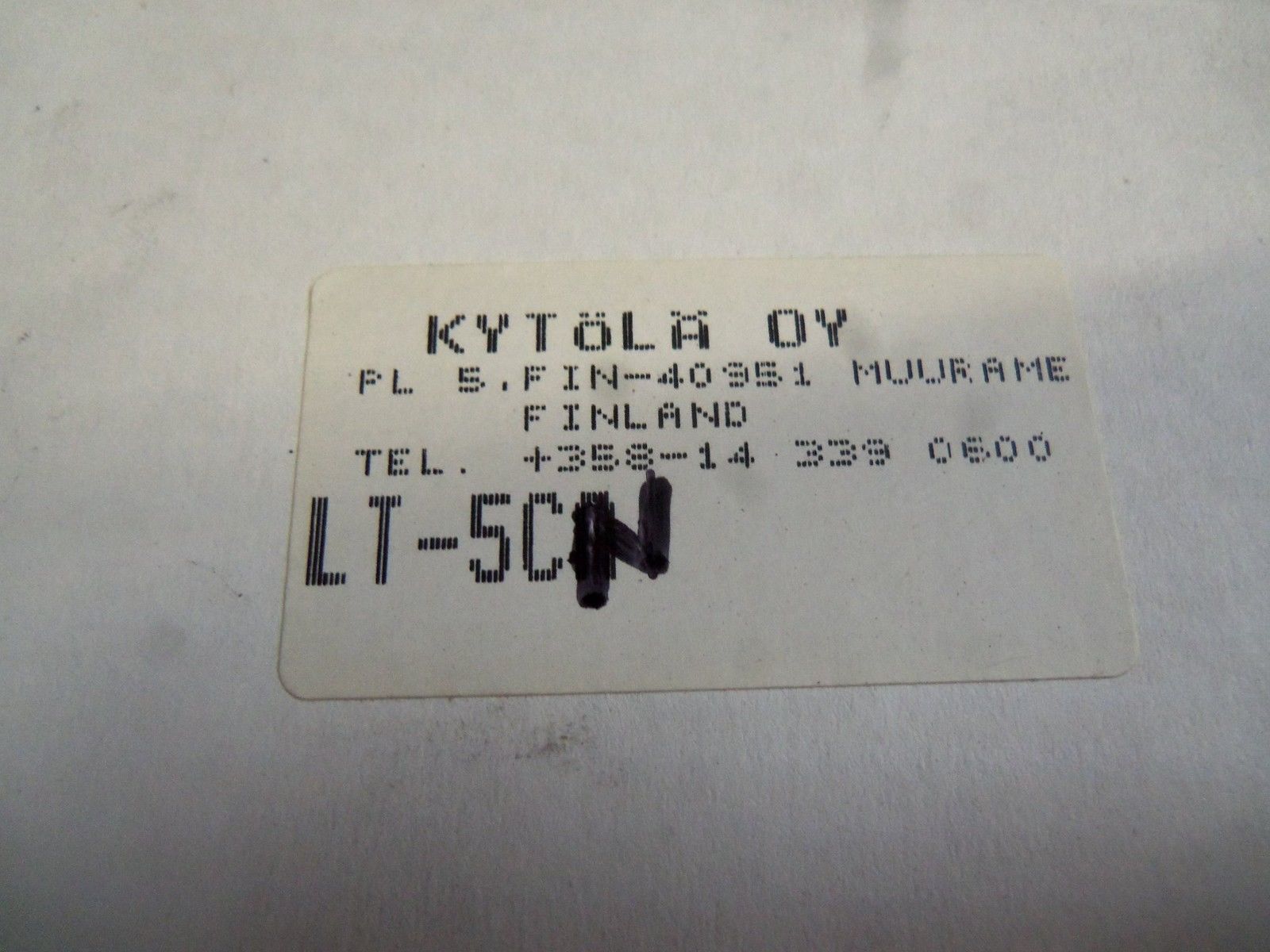 KYTOLA INSTRUMENTS LT-5CN UNMP