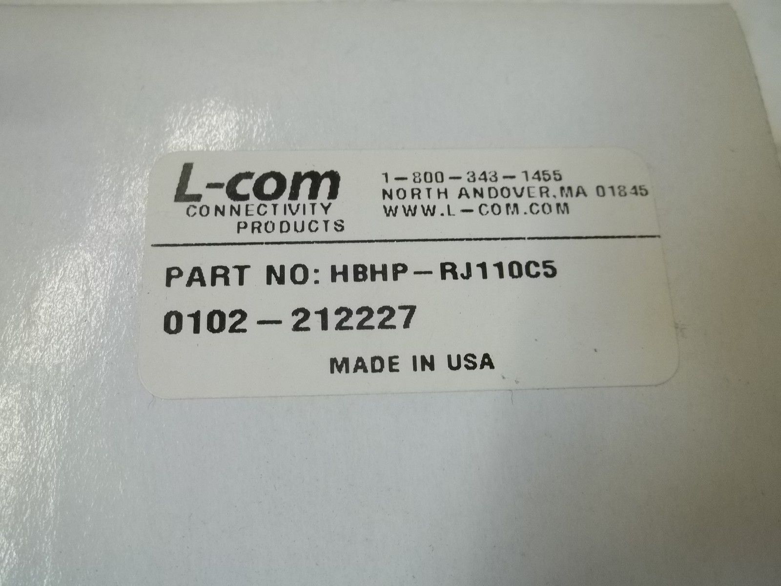 L-COM HBHP-RJ110C5 NSMP
