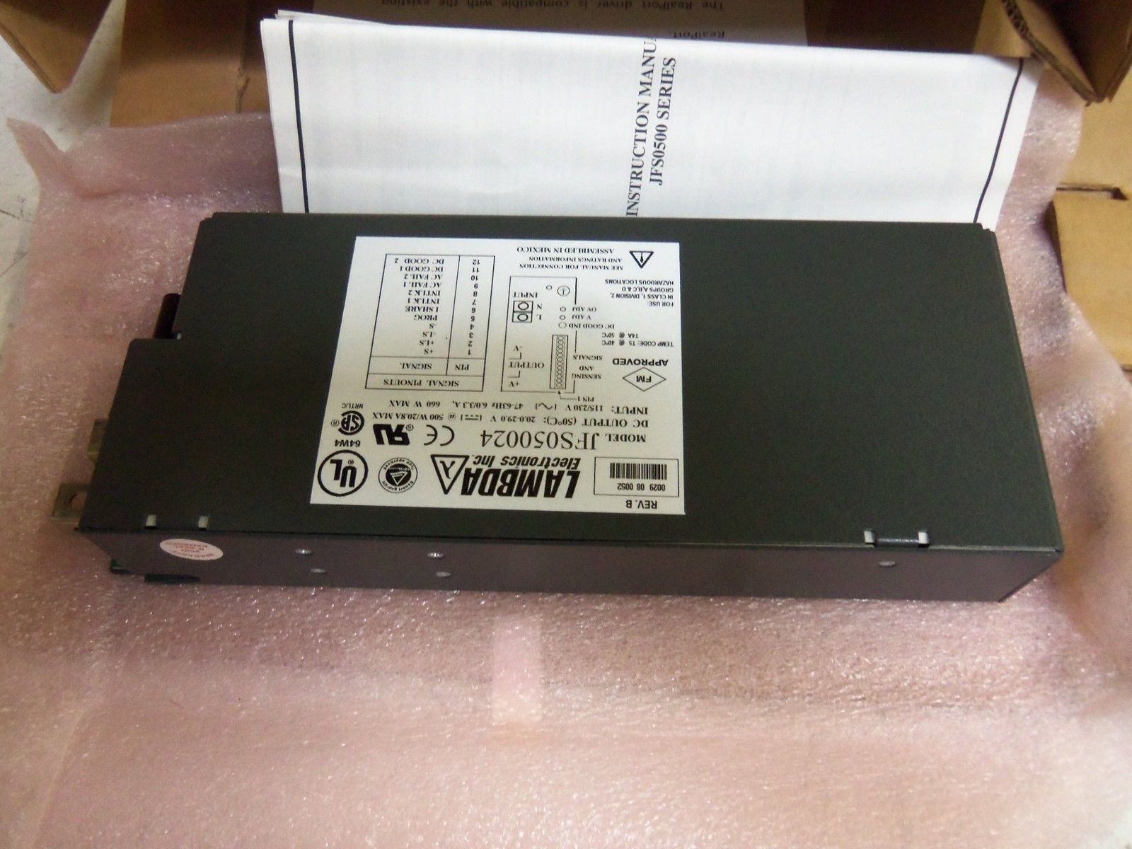 LAMBDA JFS050024 POWER SUPPLY *NEW IN BOX*